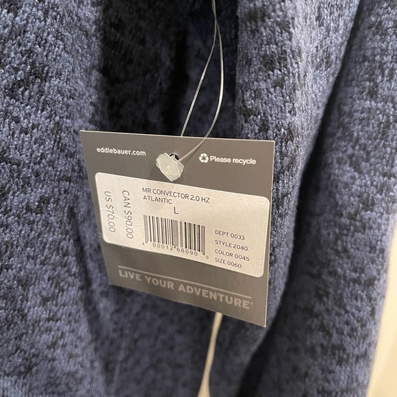 Eddie Bauer Fleece Half Zip - Picture 3 of 3